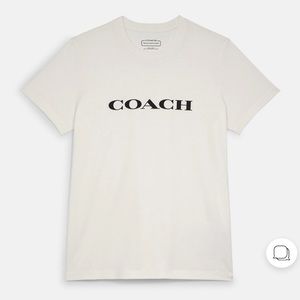 NWT Coach White T-shirt -XS